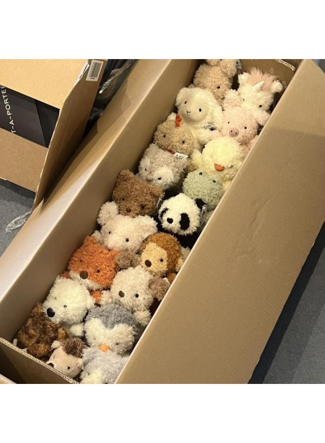 Series Curly Cute Small Size Doll Doll Doll Small Children's Gift Animal Grasping Machine Lit Plush Toy-Specifications:Unicorn-Color:20cm【0.1kg】 - Image 2