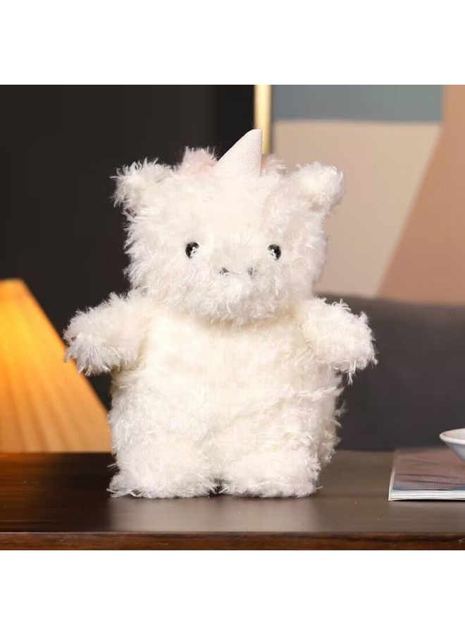 Series Curly Cute Small Size Doll Doll Doll Small Children's Gift Animal Grasping Machine Lit Plush Toy-Specifications:Unicorn-Color:20cm【0.1kg】 - Image 1