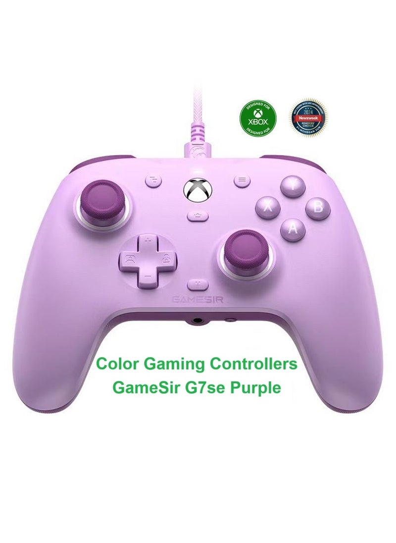 Generic Professional Gamepad GameSir G7se Wired Color Gaming Controllers for Xbox Series X/S, Xbox One, Windows 10/11 Plug Steam and Play Gamepad with Hall Effect Joysticks/Hall Trigger Purple  - Image 1