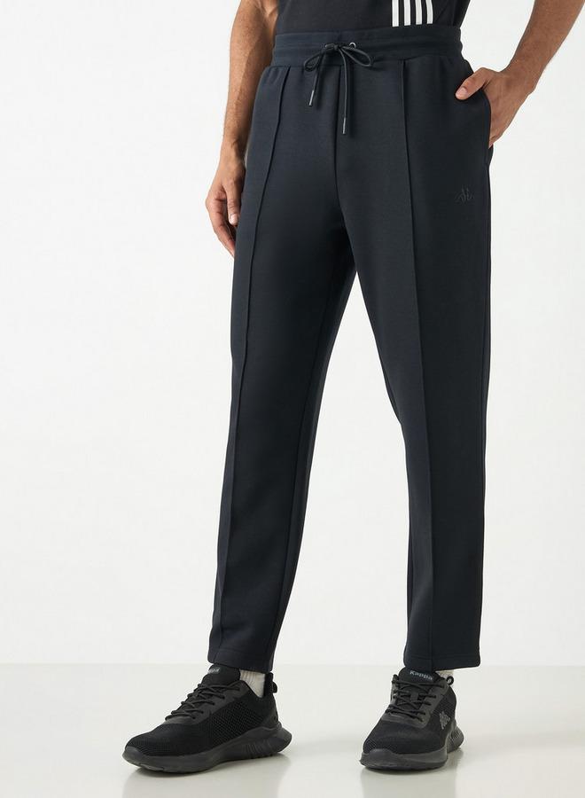 Kappa Textured Joggers with Drawstring Closure and Pockets - Image 1