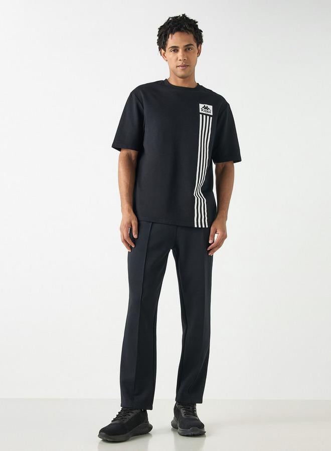 Kappa Textured Joggers with Drawstring Closure and Pockets - Image 2