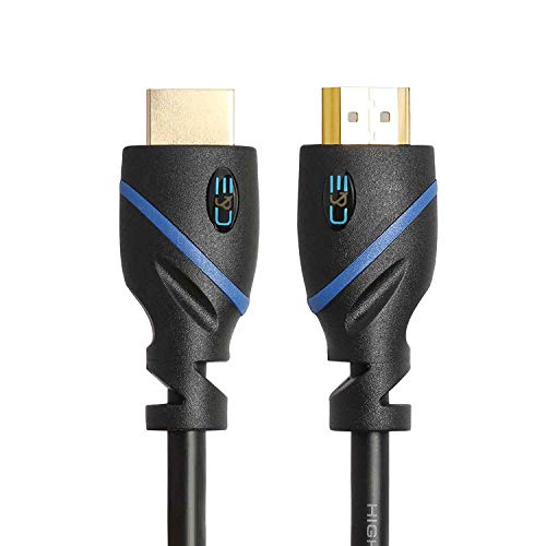C&E 4K HDMI Cable 3ft, HDMI Cable Support 4K@24Hz, 10.2 Gbps, Support ethernet, Dolby Vision, eARC Compatible with Apple TV, Nintendo Switch, Roku, Xbox, PS4, Projector-0.9M - Image 1