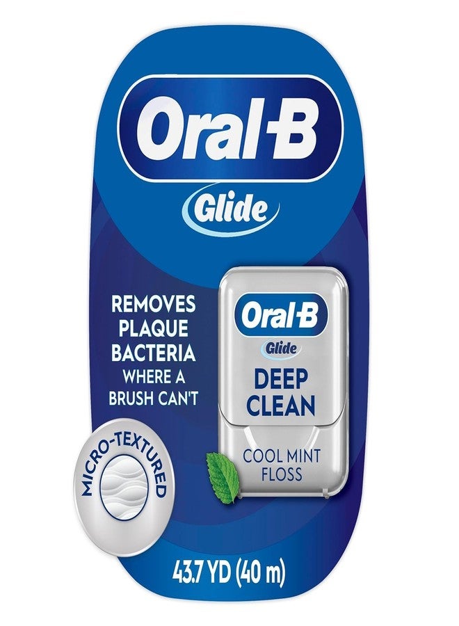 Oral-B Glide Pro-Health Deep Clean Cool Mint Flavor Floss 40 M (Pack of 6) - Image 1