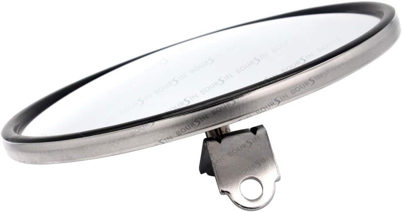 Boursin 8" Blind Spot Round Door Mirror for Isuzu NPR, GMC, Chevrolet (1998-2007) - Image 4