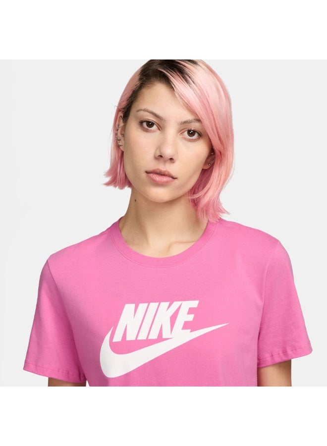 Nike Women’s Nike Sportswear Club Icon Futura Short-Sleeve T-Shirt - Image 3