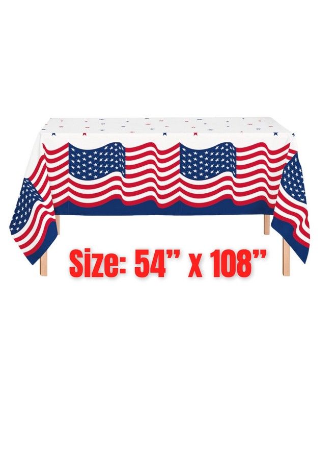Oojami Serves 30 Ultimate 4Th Of July Patriotic Party Supplies Includes Plates Cups 1 Table Cover 30 Napkins 2 Pennant Banner 1 Usa Banner 30 Balloons And 12 Flags - Image 4