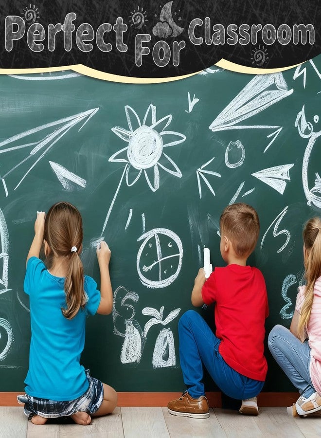 JUN-ELECTRON Washable Sidewalk Chalks Set, Non-Toxic Chalk Paint Bulk for teacher, Oversized Colored Chalk for Painting on Chalkboard, Chalk Pavement and Outdoor Art Play (White-48pcs) - Image 4