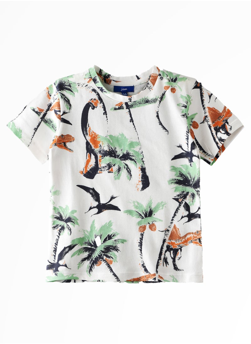 JAM Playful Prints & Comfy Cotton: Boys' Short-Sleeve Tees for Spring & Summer  - Image 1
