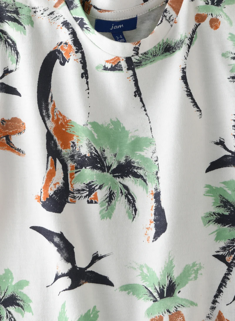 JAM Playful Prints & Comfy Cotton: Boys' Short-Sleeve Tees for Spring & Summer