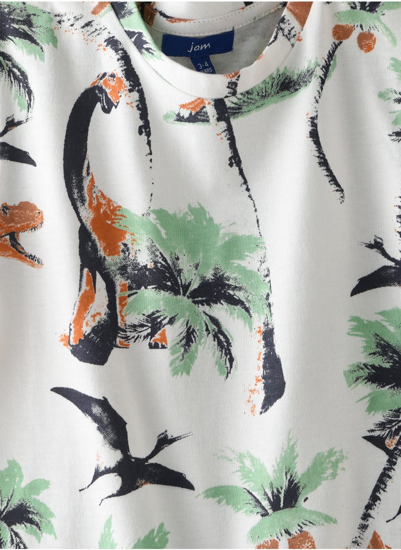 JAM Playful Prints & Comfy Cotton: Boys' Short-Sleeve Tees for Spring & Summer  - Image 3