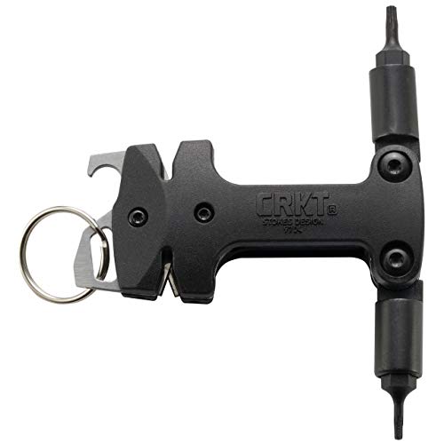 CRKT Knife Maintenance Tool Accessory: Torx T6 and T8, Field Sharpener, Bottle Opener, Flat Screwdriver, Glass-Reinforced Nylon Handle, 9704 - Image 1