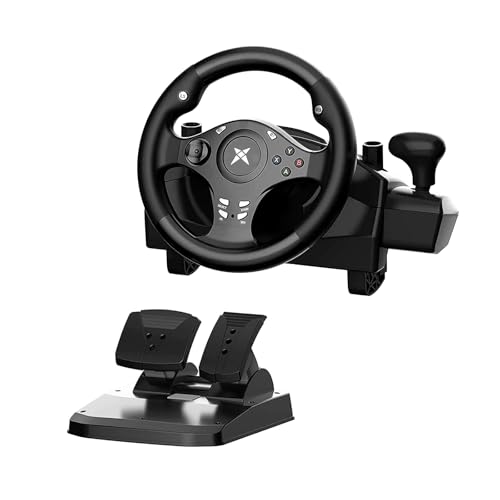 DOYO Racing Wheel - Gaming Steering Wheel for PC, 270 Degree Driving Simulator Race Xbox Steering Wheel and Pedals with Dual Vibration for PS4, Xbox One, Xbox Series X|S, PS3, Switch, Android - Image 1