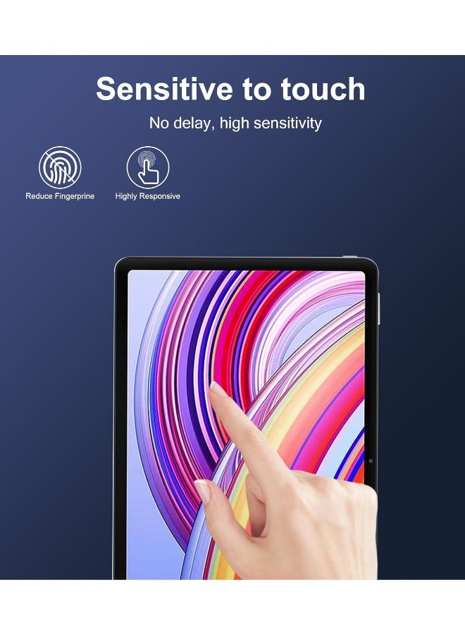 【2+1 Pack】 Screen Protector Compatible with Xiaomi Redmi Pad Pro/Poco Pad (2024 12.1 inch), Screen Protector Tempered Glass + Camera Lens Cover, HD 9H Hardness No Bubbles - Image 3
