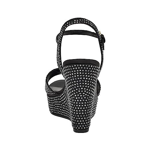 Guess Women's Hippa Heeled Sandal, Black 001, 8 - Image 3