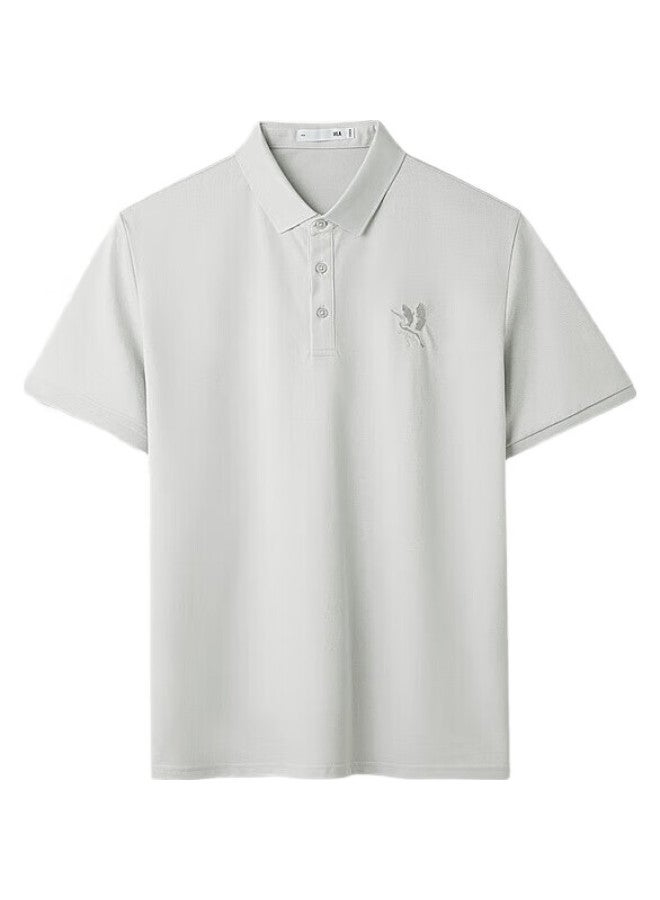 HLA Men'S Short Sleeve Polo Shirt 25 Breathable Comfortable Turn-Down Collar Short Sleeve Men'S Summer - Image 2