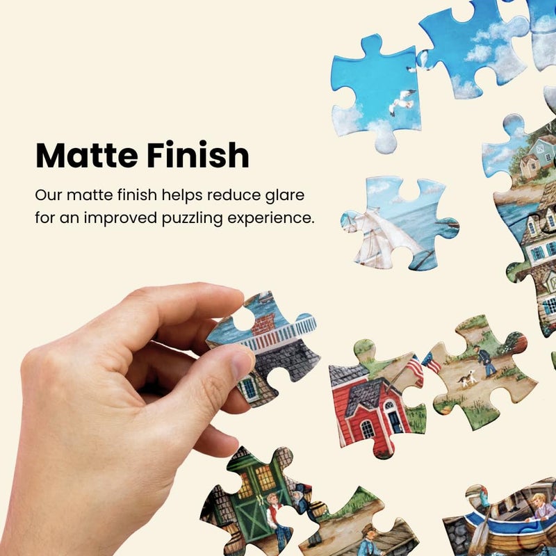 MasterPieces - 550 Piece Jigsaw Puzzle, Roadside Gossip, Fun for Adults, Family, Kids, 18" x 24" - Image 3