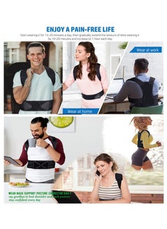 Y&D Back Brace,Posture Corrector for Men Women Kids Upper, Improve Posture, Relieve Pain Upper and Lower Pain,Adjustable, Breathable (M)  - Image 5