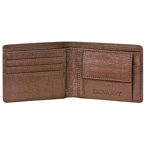 GIOVANNY Faux Leather Gvn-Brwlhar01 Brown Wallet For Men - Compact Size - Image 3
