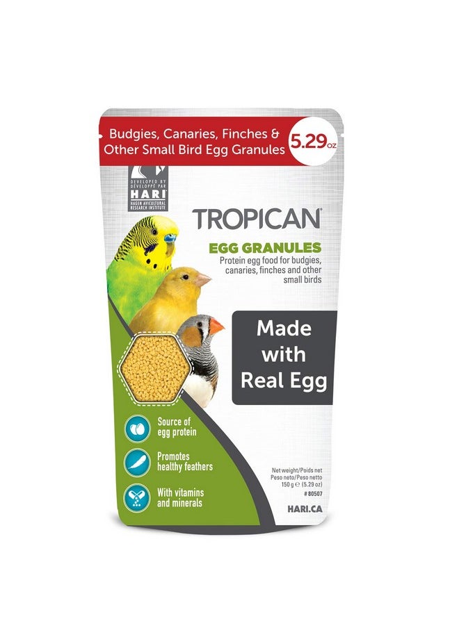 Tropican Bird Food For Budgies, Canaries, Finches & Other Small Birds, Hagen Parrot Food With Egg Granules 5.29 Oz Bag - pzsku/Z36266A88EF861955950AZ/45/_/1726220922/9980e6a4-cdb3-40d2-a8ad-b8de6c841af8