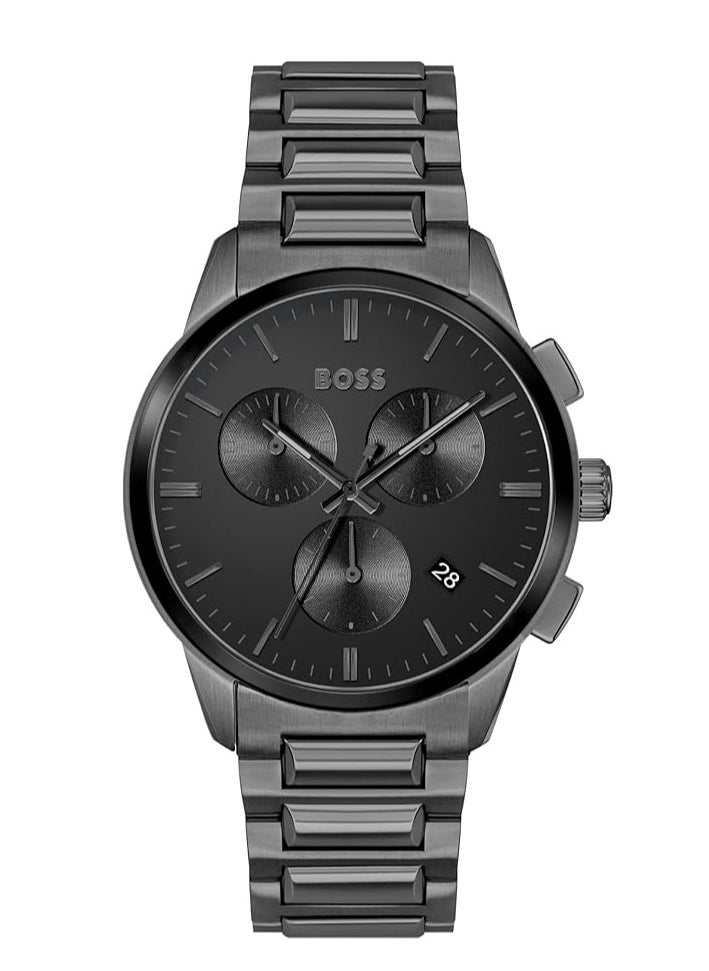 HUGO by Hugo Boss HUGO by Hugo Boss Dapper Black/Steel 43 mm  - Image 1