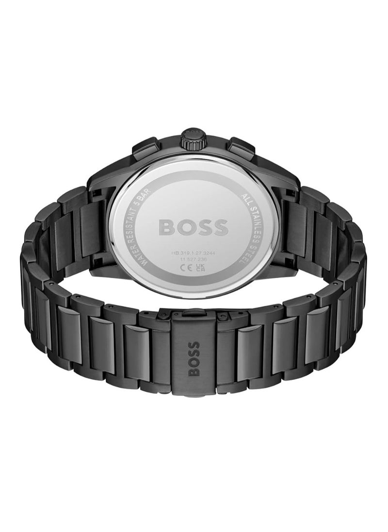 HUGO by Hugo Boss HUGO by Hugo Boss Dapper Black/Steel 43 mm  - Image 3