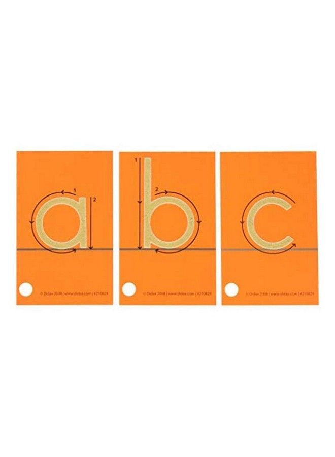 Didax Educational Resources Tactile Cards Pack Of 28 Sandpaper Letters Lowercase 4 1/4 X 2 5/8 In Multi Colored - Image 3