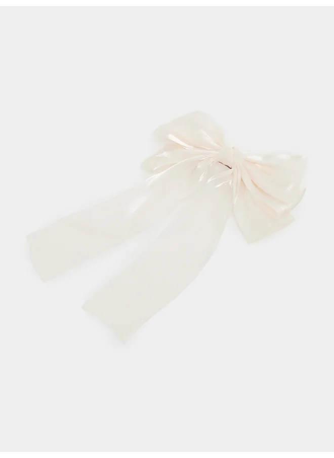 ستايلي Styli Mesh Ribbon Hair Clip