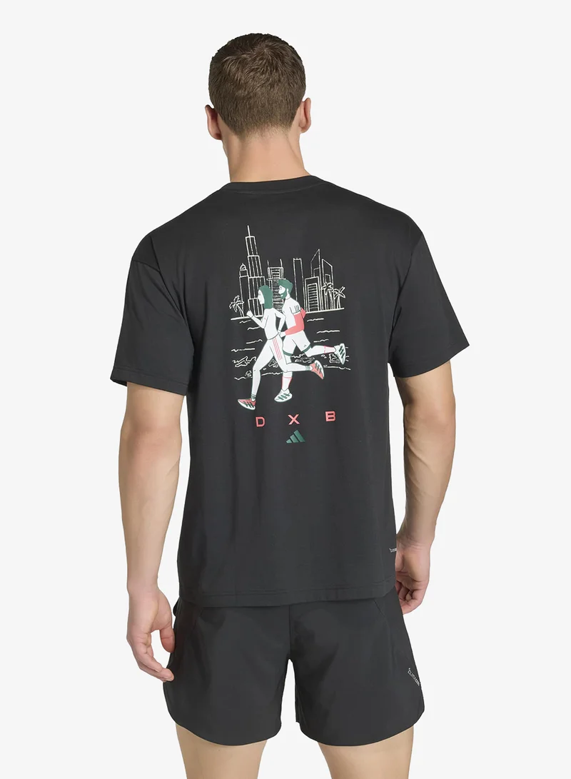 Adidas Running Dubai Graphic T-Shirt