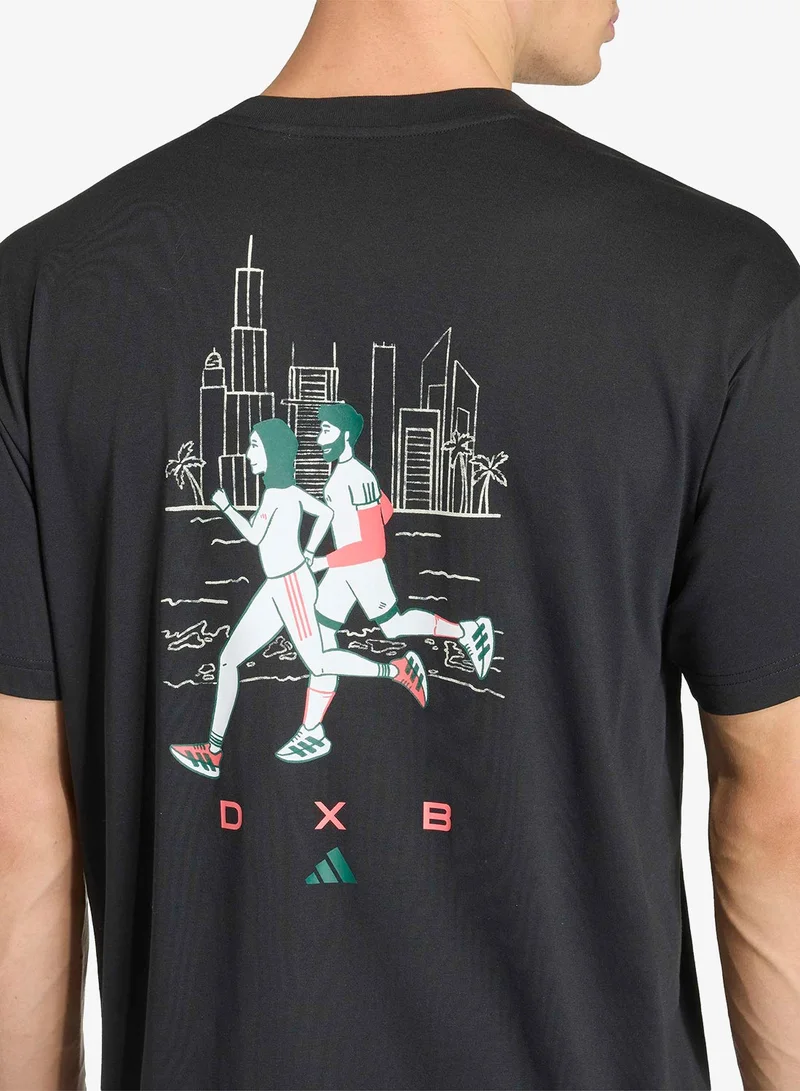 Adidas  Running Dubai Graphic T-Shirt for Men | Best Price UAE