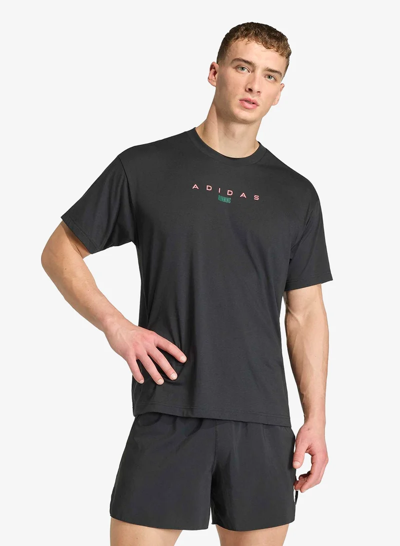 اديداس تيشيرت جرافيك للجري دبي