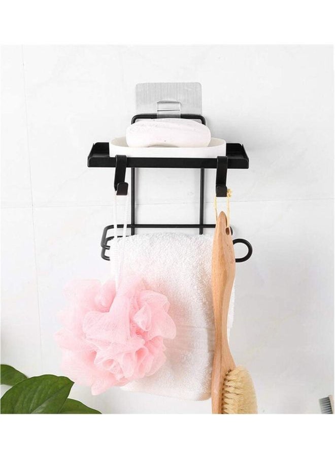NIBEMINENT Toilet Paper Holder Black 18x11x11.6cm  - Image 3