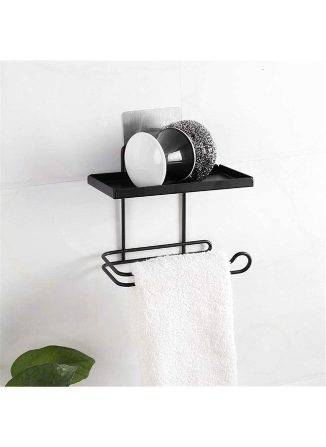 NIBEMINENT Toilet Paper Holder Black 18x11x11.6cm  - Image 2