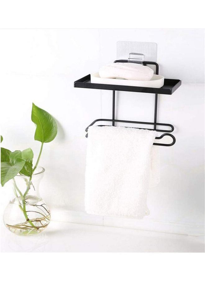 NIBEMINENT Toilet Paper Holder Black 18x11x11.6cm  - Image 4