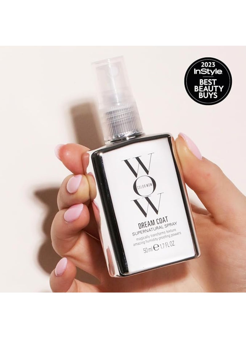 Color Wow Dream Coat Supernatural Spray, 50ml – Travel-Friendly Anti-Frizz Hairspray for Humidity Protection  - Image 3