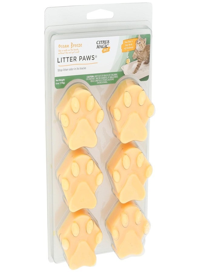Citrus Magic Pet Odor Control Paws for Litter, Ocean Breeze, 6-Count, Pack of 2 - Image 2
