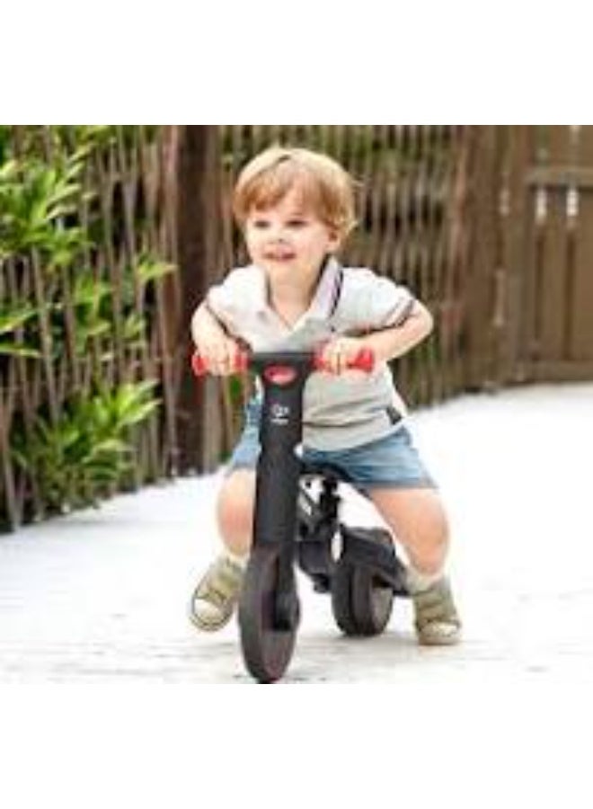 Hape Double-fun Transforming Rider Balance Bike & Tricycle – Red | Foldable Ride-On with Removable Pedals & Lockable Wheels for Toddlers | Lightweight Indoor & Outdoor Learning Bike, Age 18M+ - Image 2