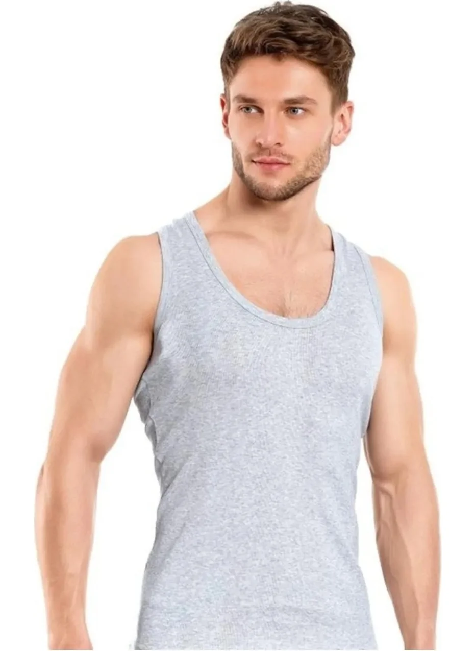 توتكو Passion Men's Ribana Colorful Suspender Undershirt 0102 - 6 Pieces