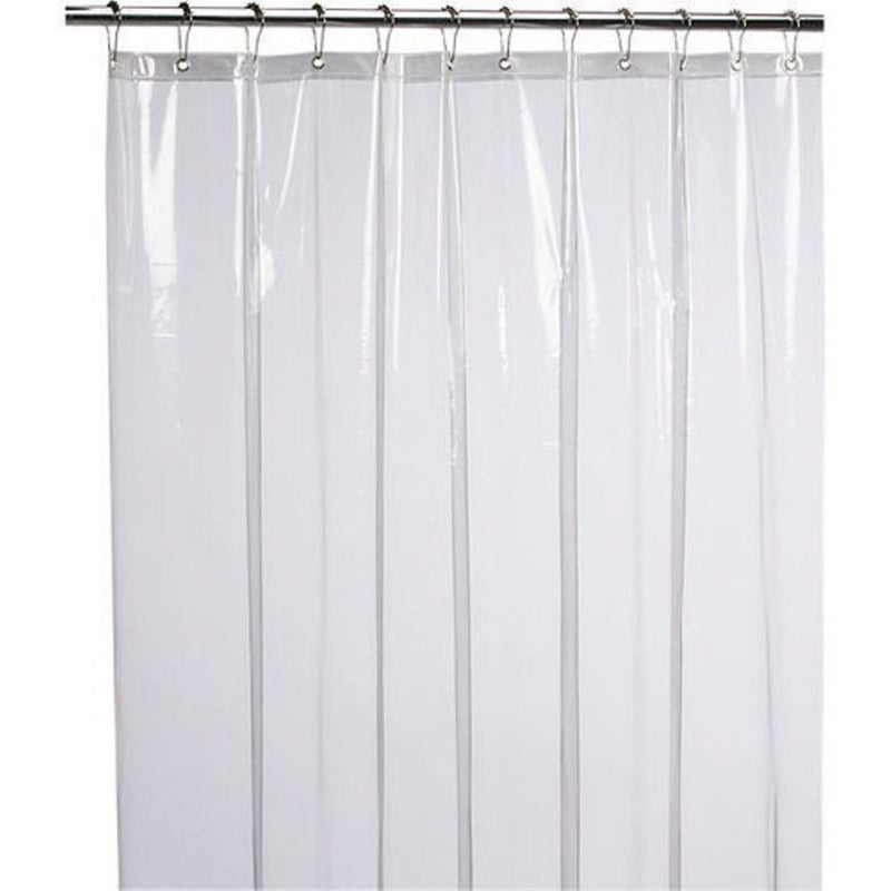 Yellow Weaves 0.30 mm PVC AC Transparent Curtain - (4.5 X 7 Ft) - Image 1