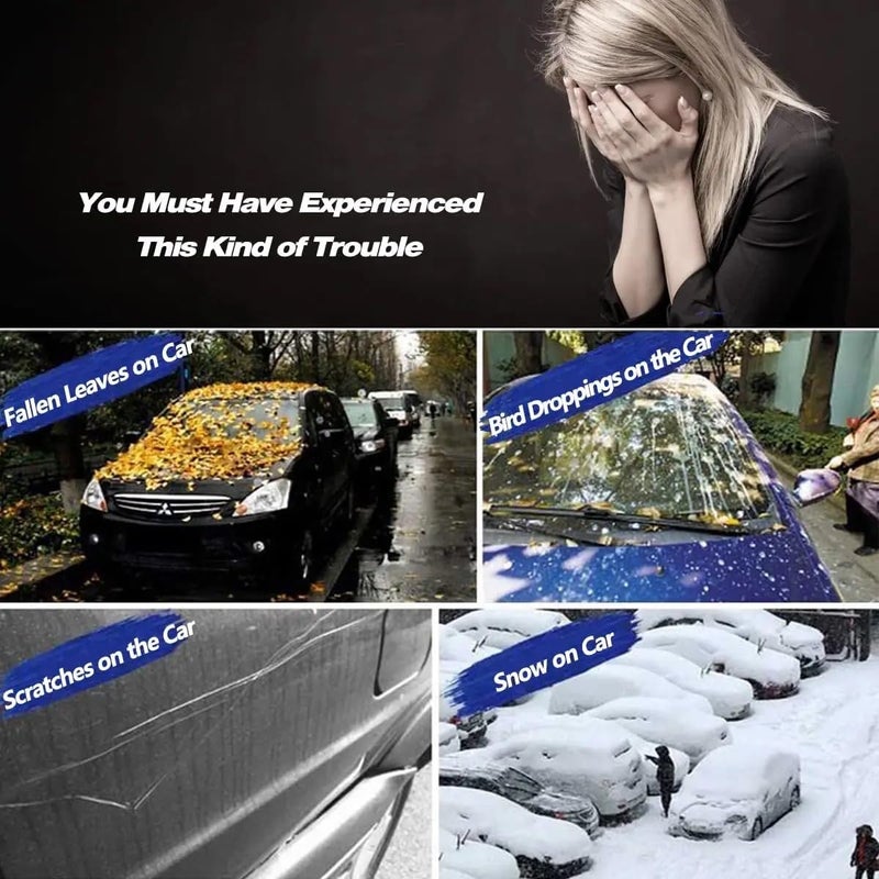 PROTEGO All Weather Protection Car Cover for Mercedes A Class | Anti Dust, 100% Waterproof, Durable Cover - Triple Stitched Elastic Grip with Mirror Pocket | (Spyro Legend,Black & Yellow) - Image 5