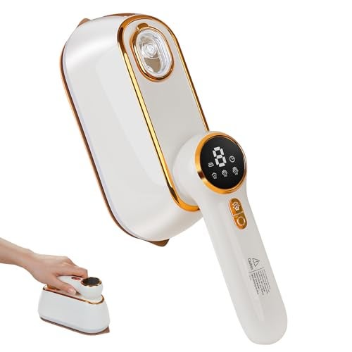 Mafilise Travel Steamer & Iron for Clothes – Handheld Clothing Steamer, 10s Fast Heating, 4 Modes, LCD Display, 180° Swivel Handle, Garment Steam Wrinkle Remover 2-in-1 for Home and Business - Image 1