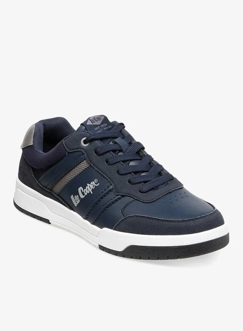 Lee Cooper Men Panelled Lace-Up Sneakers