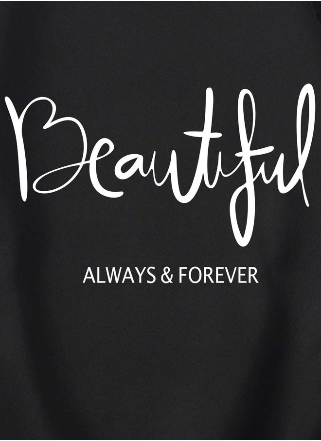 Kotty Slogan Print Round Neck Sweatshirt  - Image 3