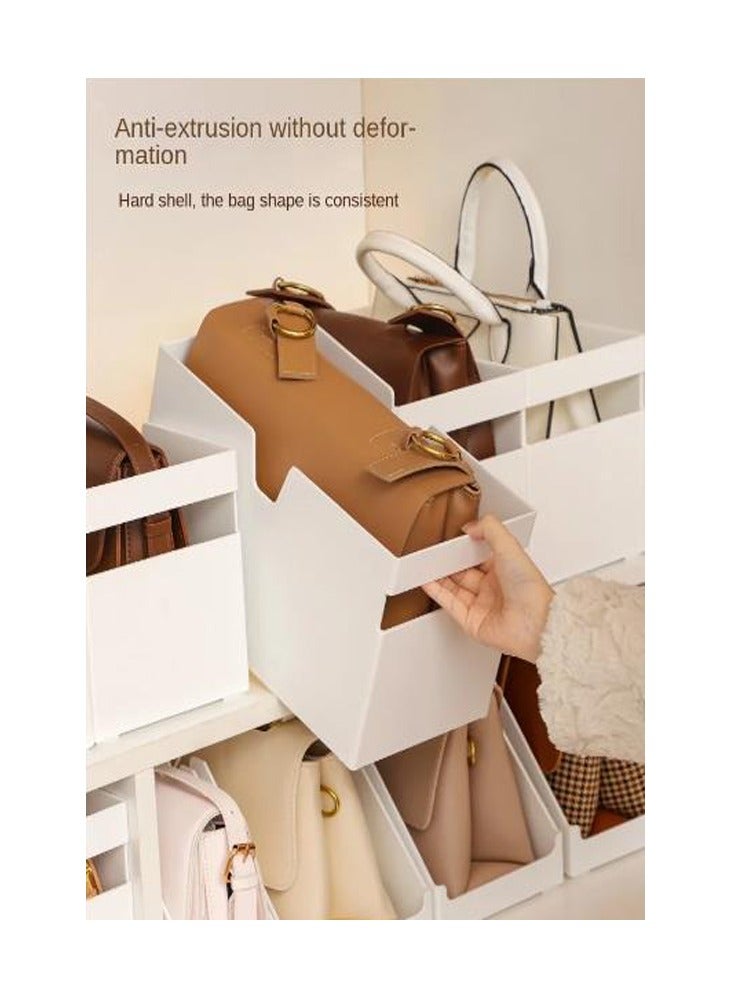 1 Piece Storage Bag Box Luxury Handbag Organizer for Wardrobe Closet Lady Bag Holder Handbag Show-box Home Storage Organization  - Image 1