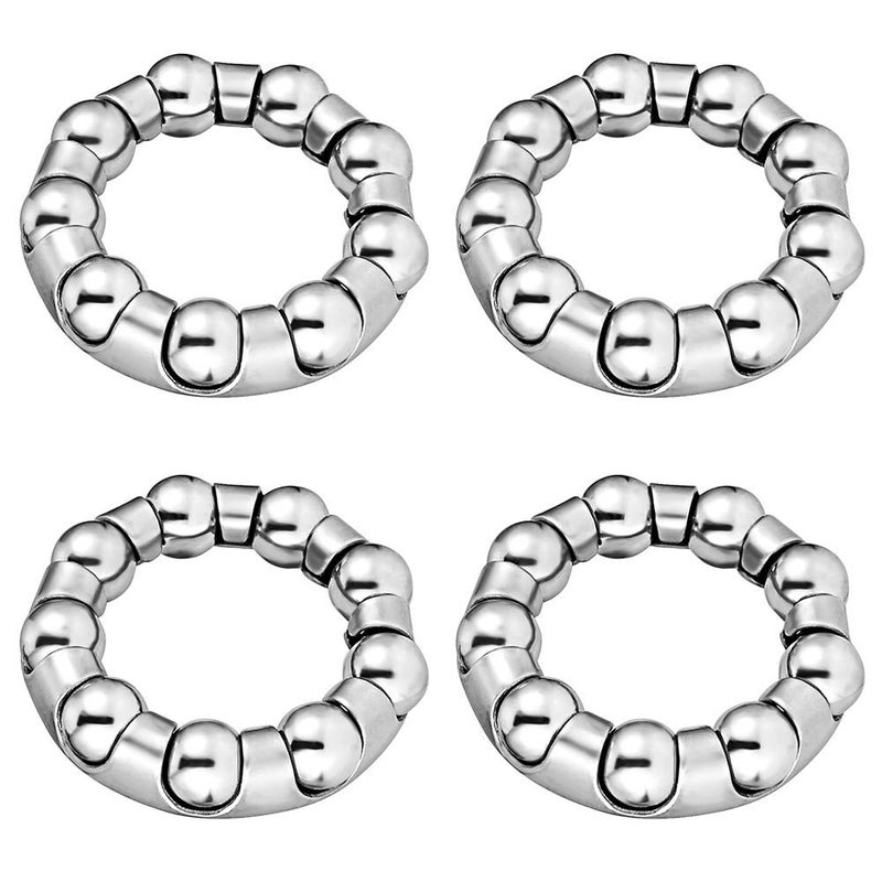 Lanturn Bike Ball Crank Bearing 14 inch x 9 Balls,4 Pcs Ball Bearings for Bike Crank Bottom Bracket, KidsStretch Bicycle, 14 inches *9 Ball - Image 1