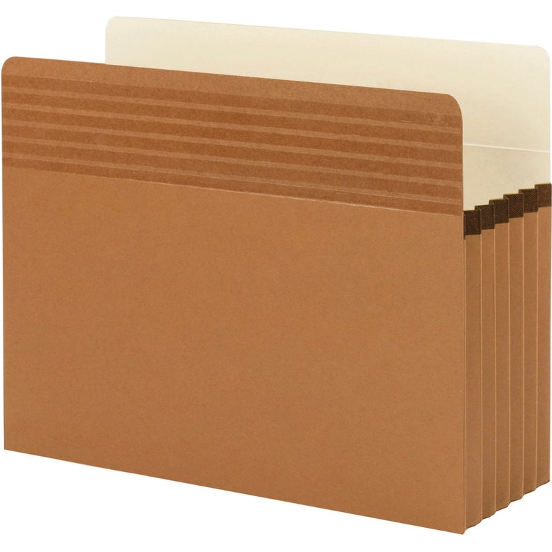 Smead Easy Grip® File Pocket, Straight-Cut Tab, 5-1/4" Expansion, Letter Size, Redrope, 10 per Box (73209) - Image 3