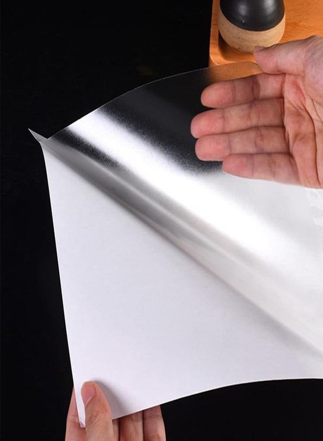 HUSPER Clear Sticker Paper for Inkjet Printer (20 Sheets) - Transparent Glossy 8.5 x 11 - Printable Vinyl Sticker Paper - Image 2
