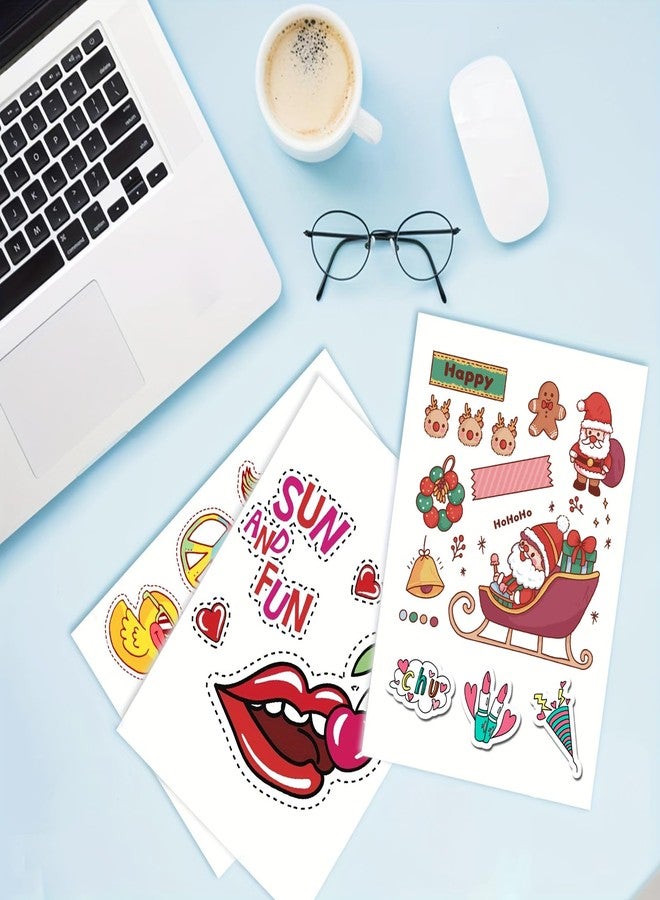 HUSPER Clear Sticker Paper for Inkjet Printer (20 Sheets) - Transparent Glossy 8.5 x 11 - Printable Vinyl Sticker Paper - Image 5