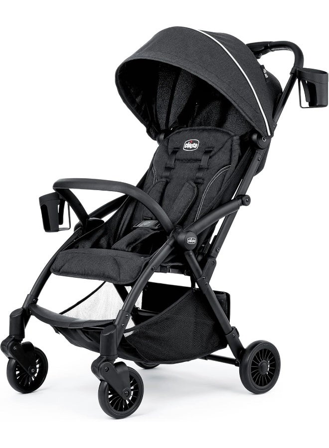 Chicco Presto Self-Folding Compact Stroller 0-22kg, Graphite - Image 1