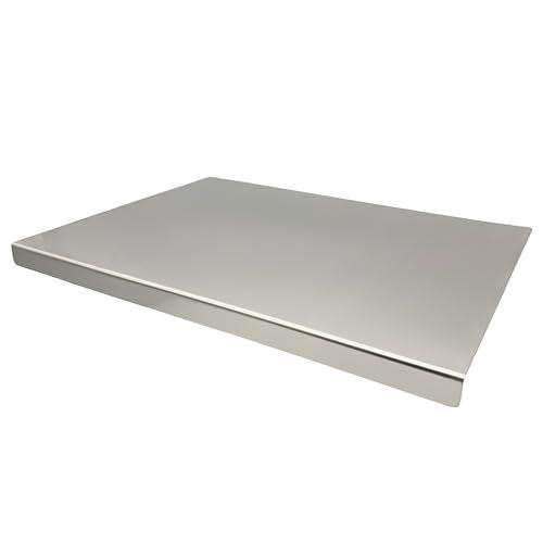 ifowip Stainless Steel Cutting Boards for KitchenBaking BoardPastry Boardkneading Panel Suitable for Cutting Vegetables Fruits Meatbread Easy To Clean and Store 70x40cm275x157in - Image 1