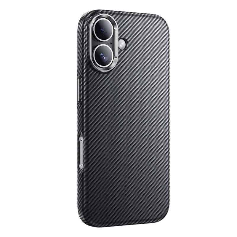 Hoco For Iphone 17 As13 Carbon Fiber Pattern Magsafe Magnetic Pc Phone Case(Black) - Image 2